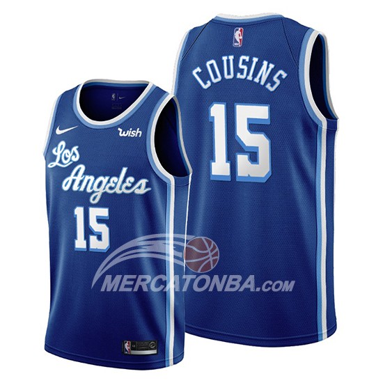 Maglia Los Angeles Lakers Demarcus Cousins Classic Edition 2019-20 Blu